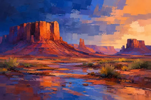 Mesa After Rain